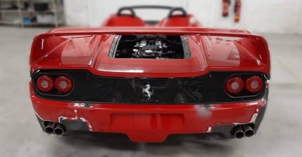 Ferrari F50 carbon composite bodywork restoration